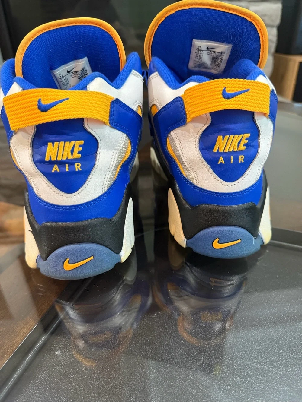 Nike Air Barrage Mid 'Racer Blue' (Style Code: AT7847-100) men’s sneakers Sz10.5